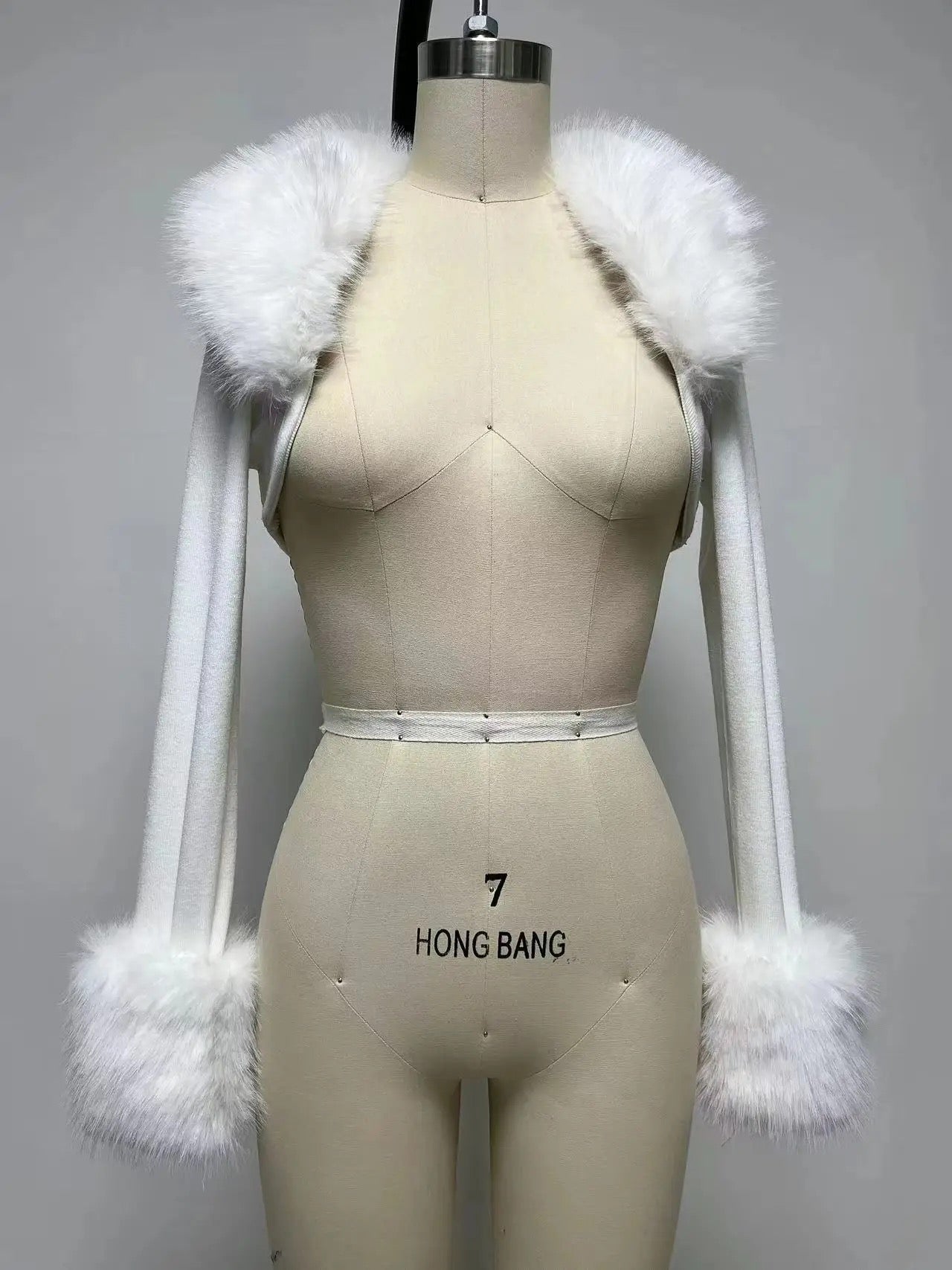 Fur Hem Cardigan