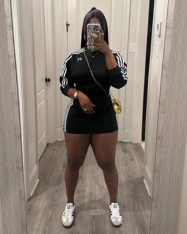 Leisure Knitted Skirt Set