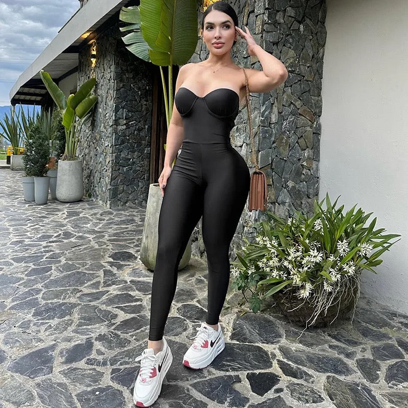 Strapless Bodycon Jumpsuit