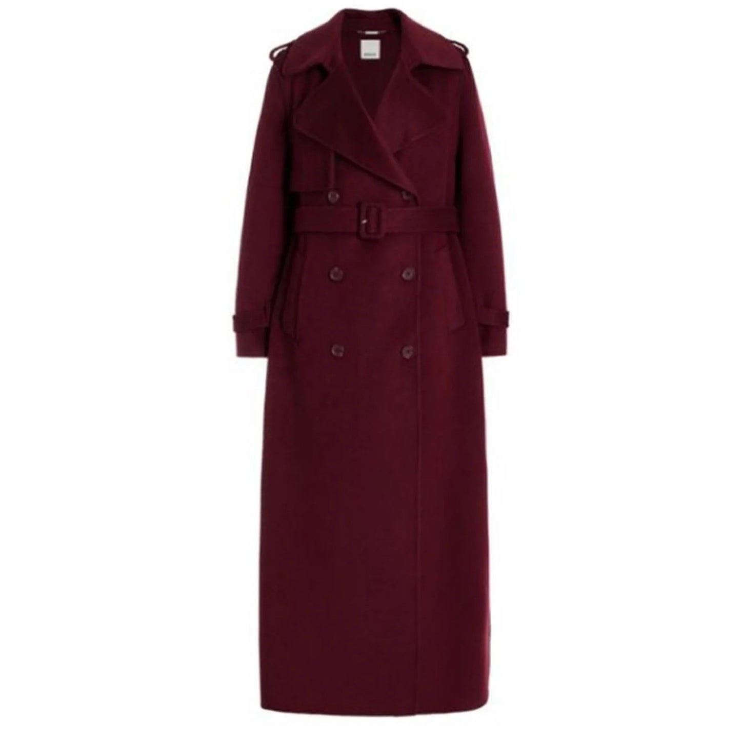 OUDINA Fashion Splicing Trench Coat