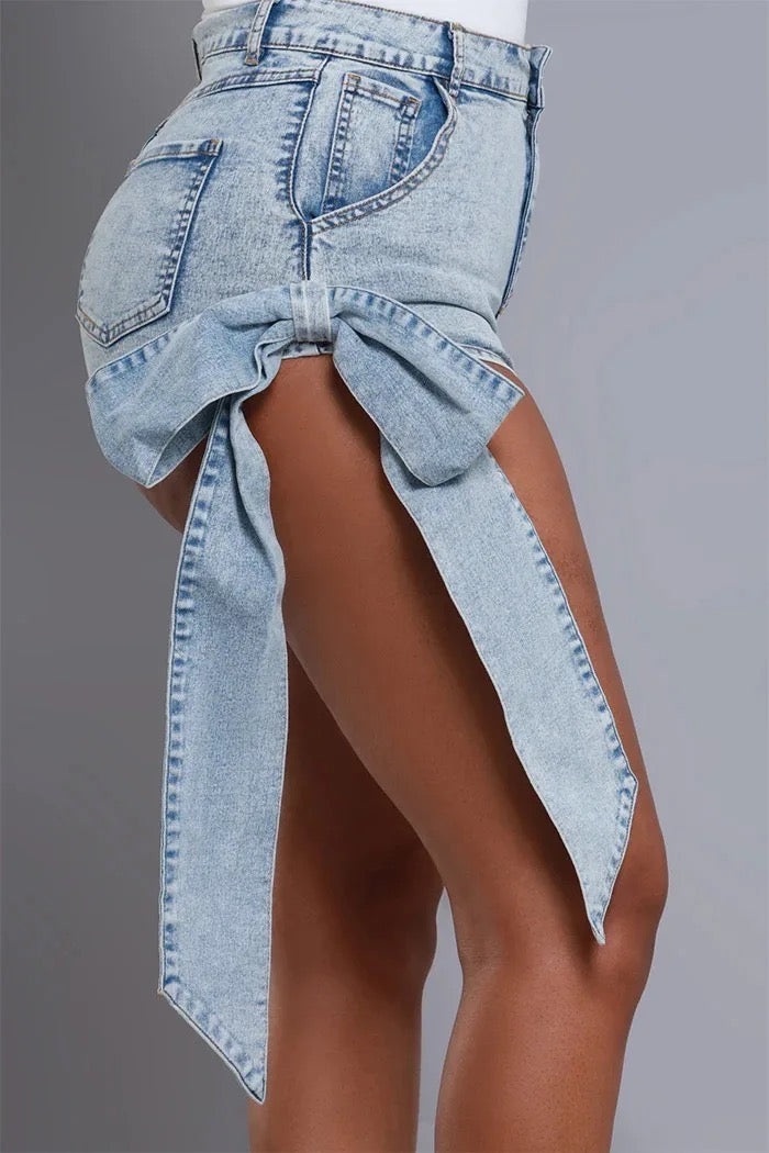 Retro Bow Tie Shorts