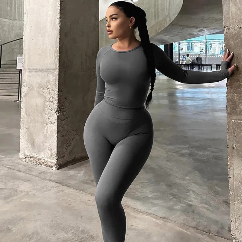 Sports Yoga 2 Piece Leggings Set