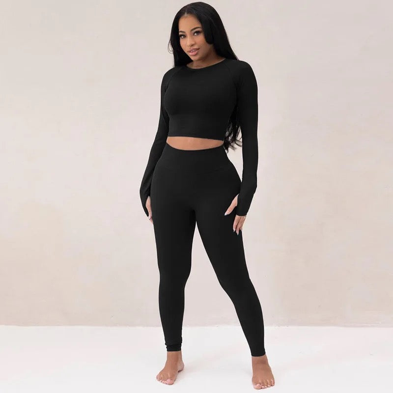 Sports Yoga 2 Piece Leggings Set