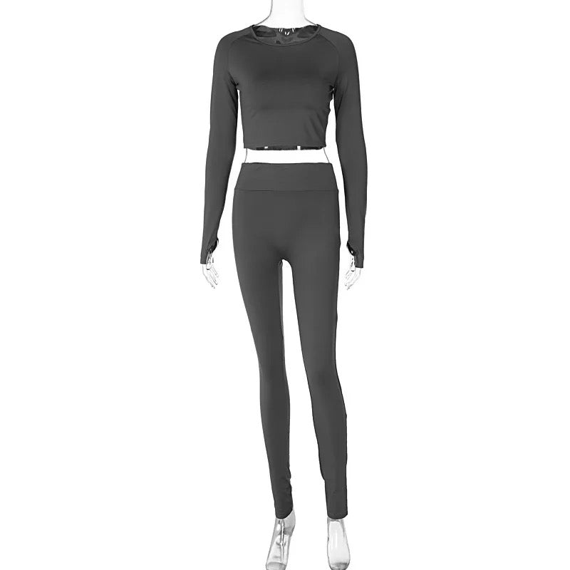 Sports Yoga 2 Piece Leggings Set