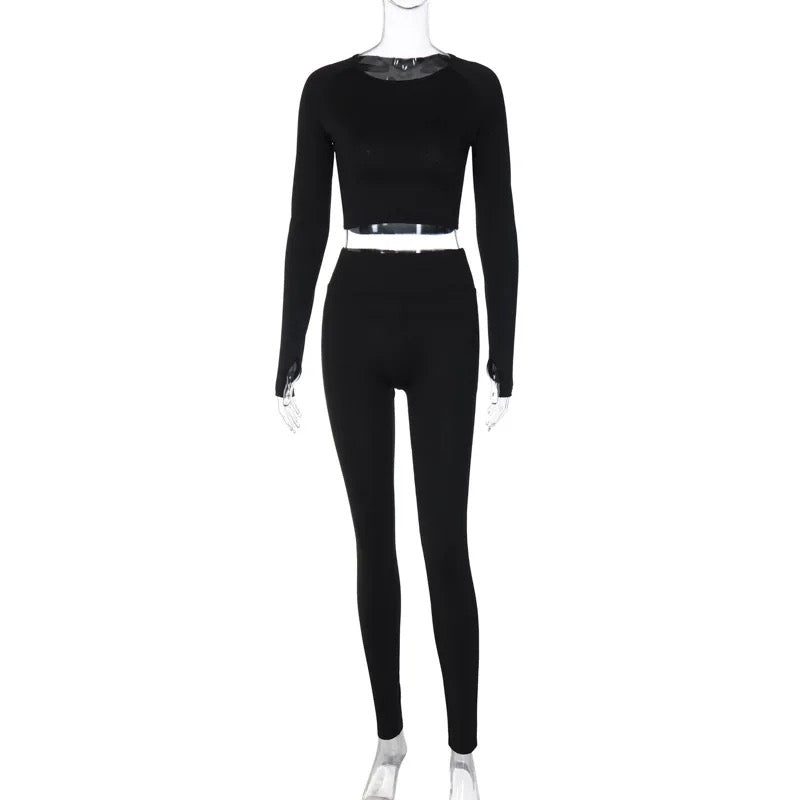 Sports Yoga 2 Piece Leggings Set