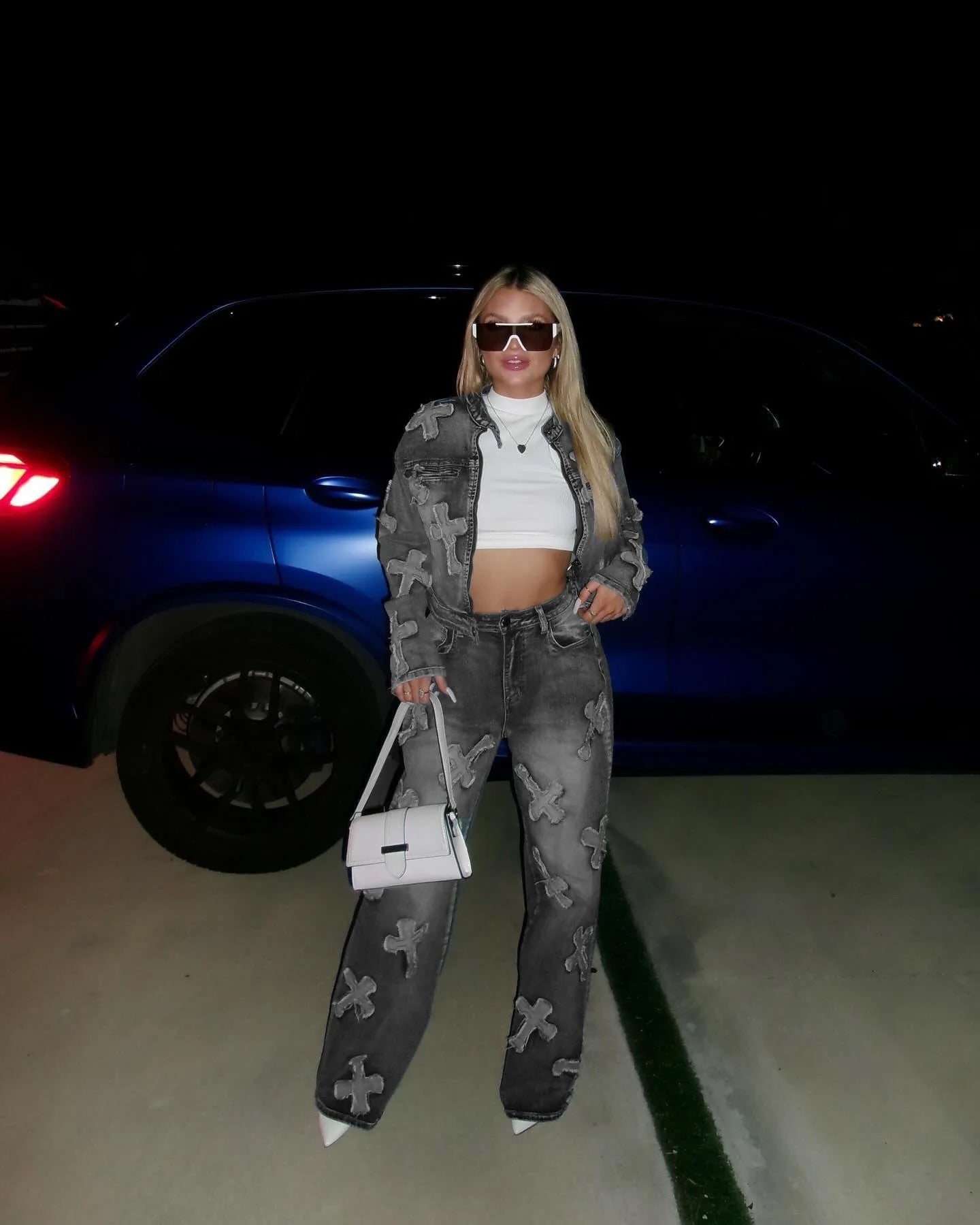 Straight Denim Pants