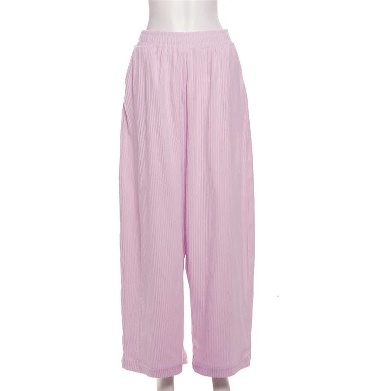 High Waisted Corduroy Pants