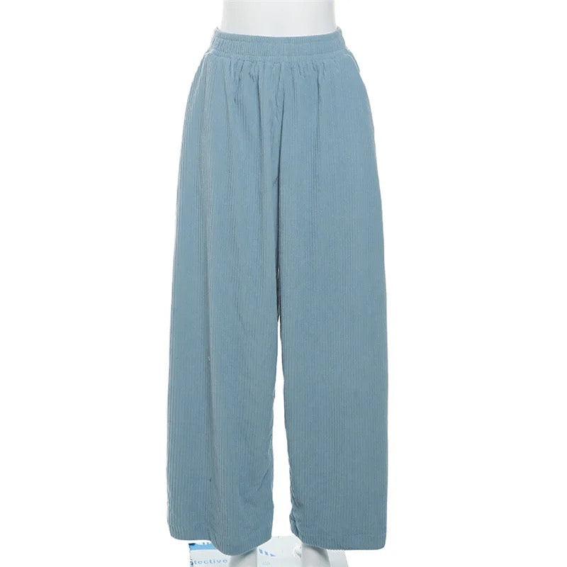 High Waisted Corduroy Pants