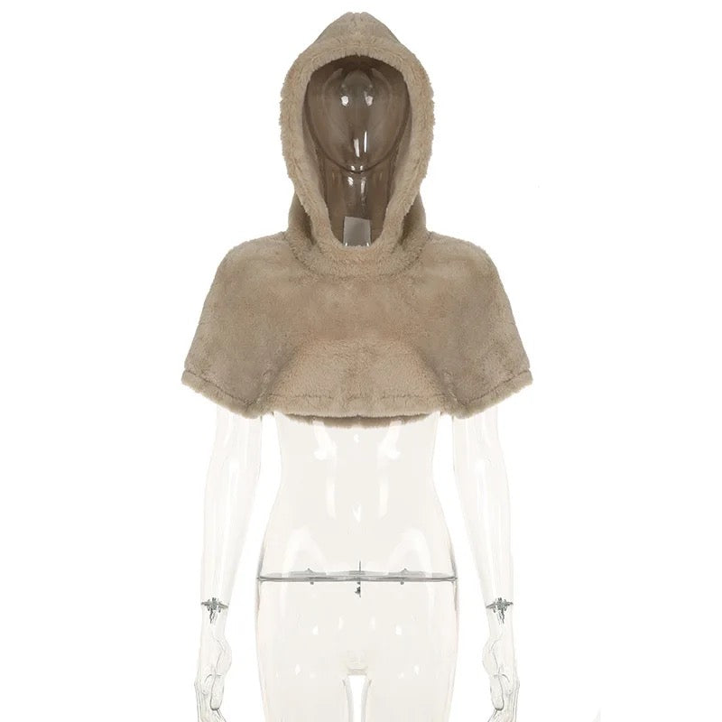 Plush Crop Hoodie
