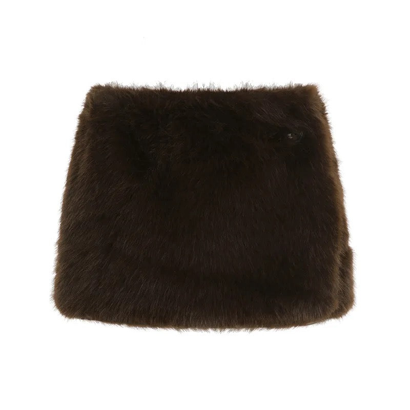Plush Mini Skirt