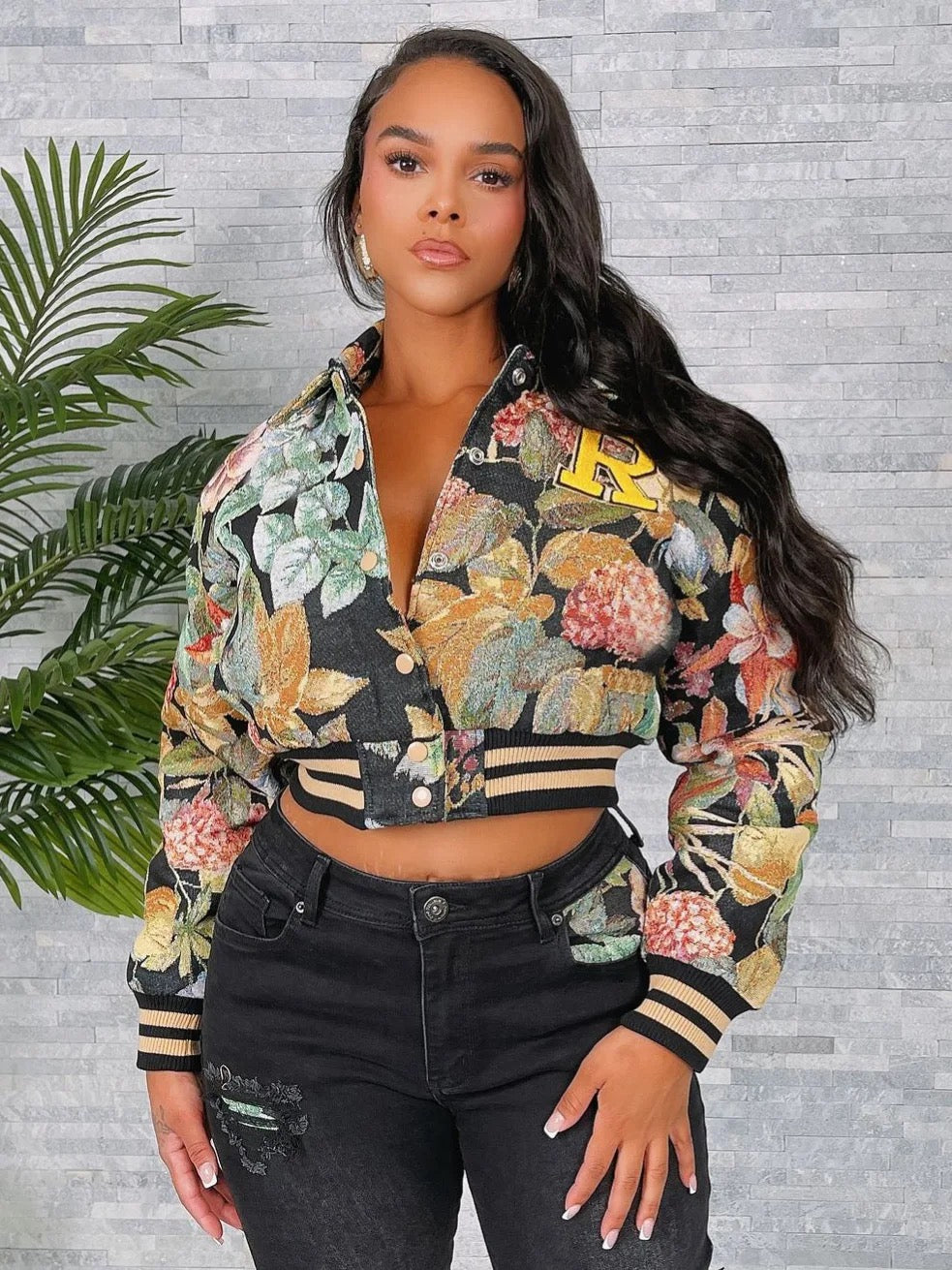 Jacquard Short Jacket