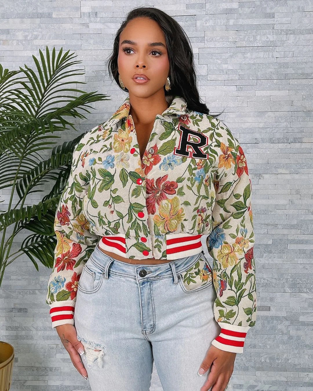 Jacquard Short Jacket