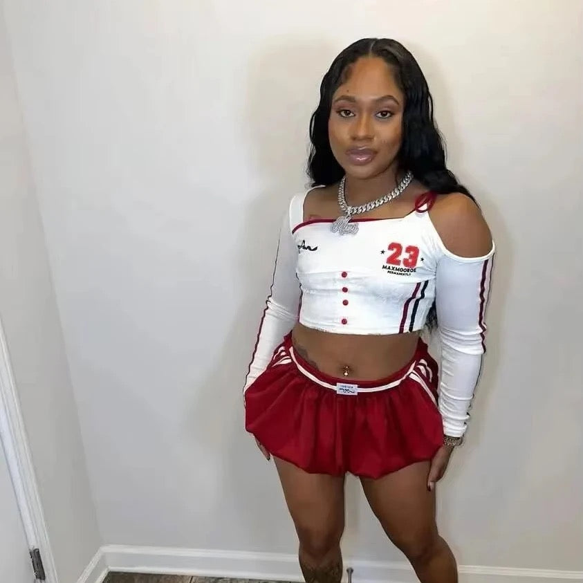 T-shirt & Bubble Skirt Set