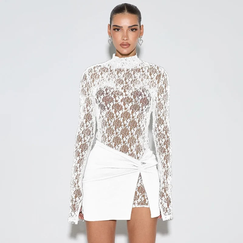 Lace Mini Dress