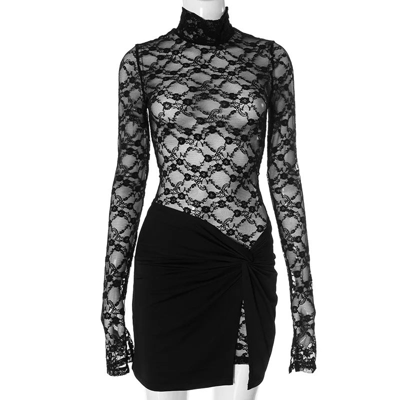Lace Mini Dress