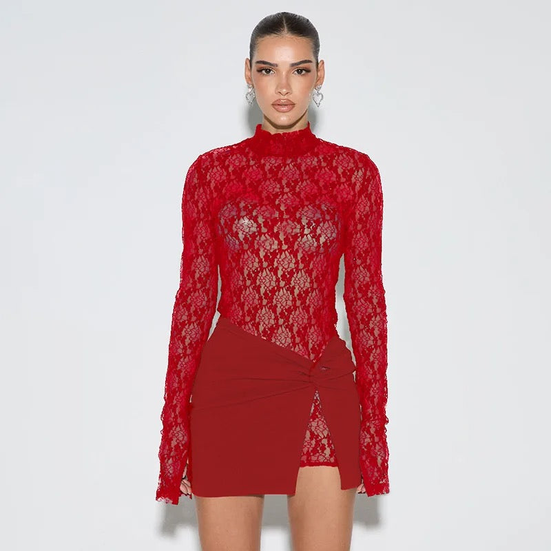 Lace Mini Dress