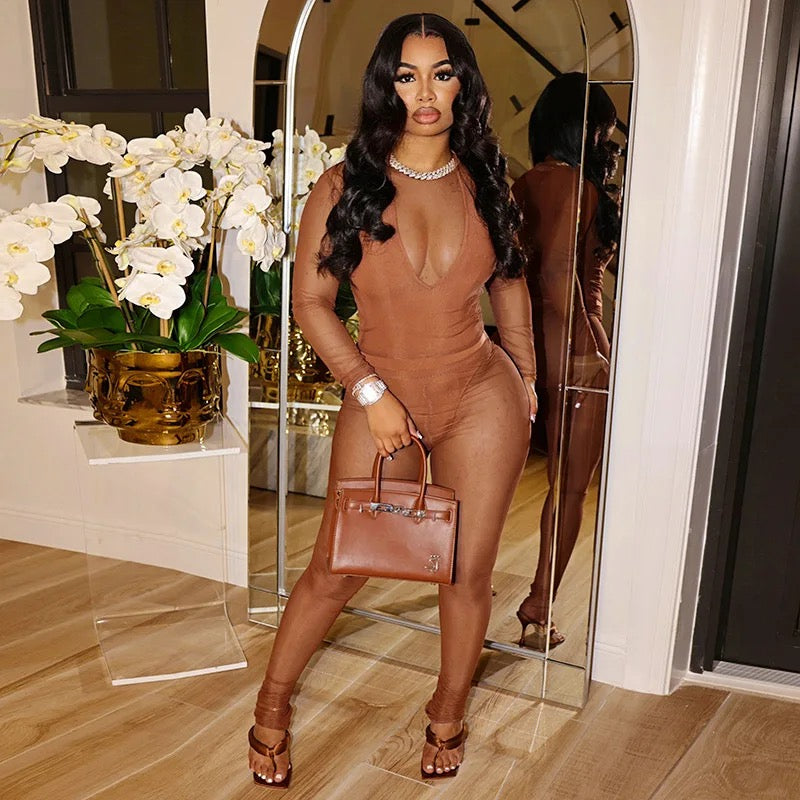 Mesh Pants Set