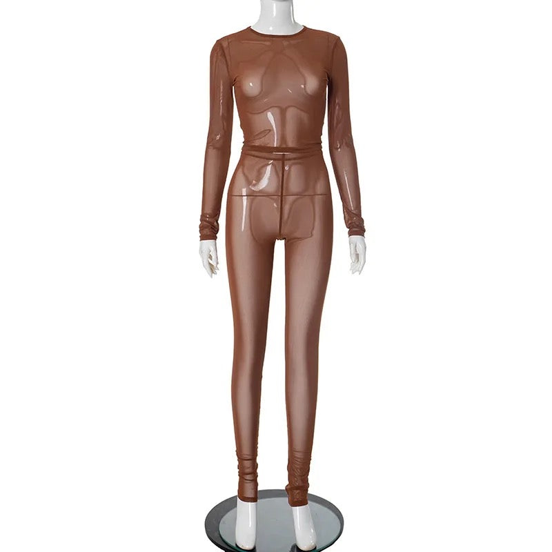 Mesh Pants Set