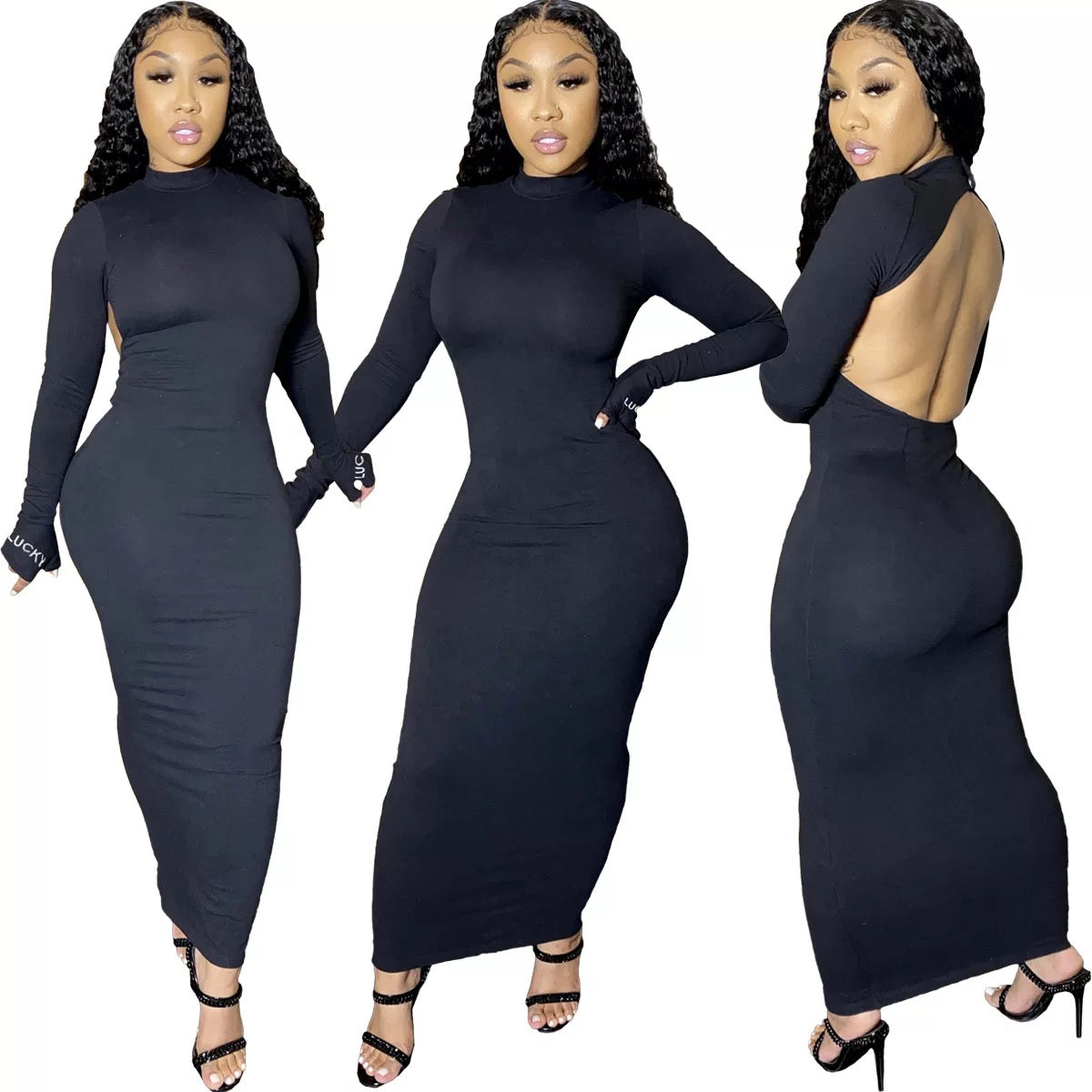 Lucky Label Backless Dress