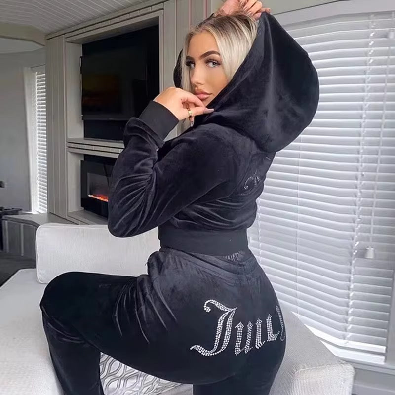 Juicy Velvet Two Piece Set