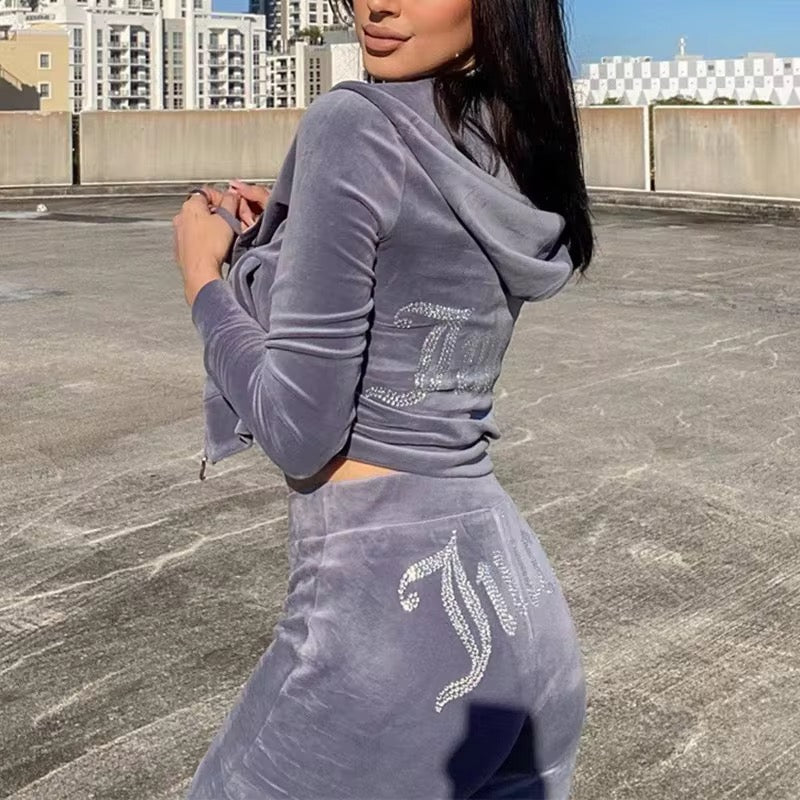 Juicy Velvet Two Piece Set