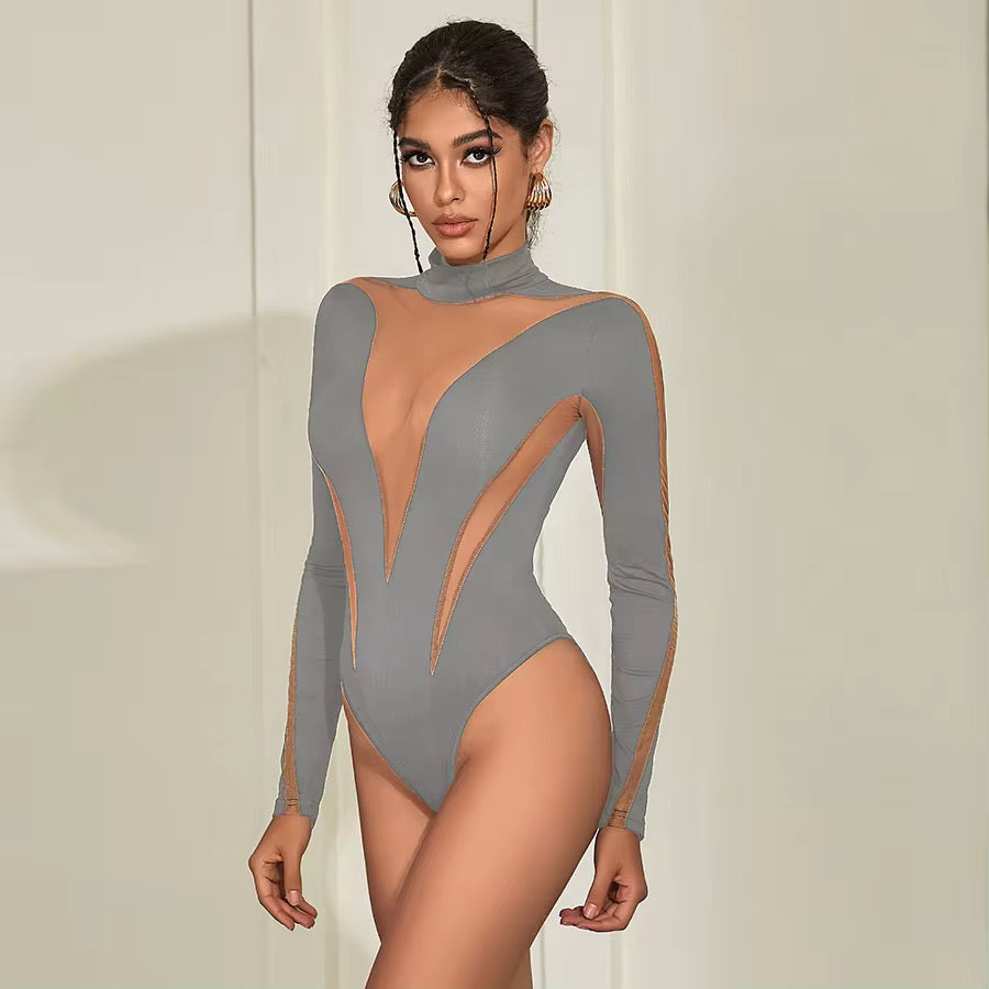 Kliou Patchwork Playsuit