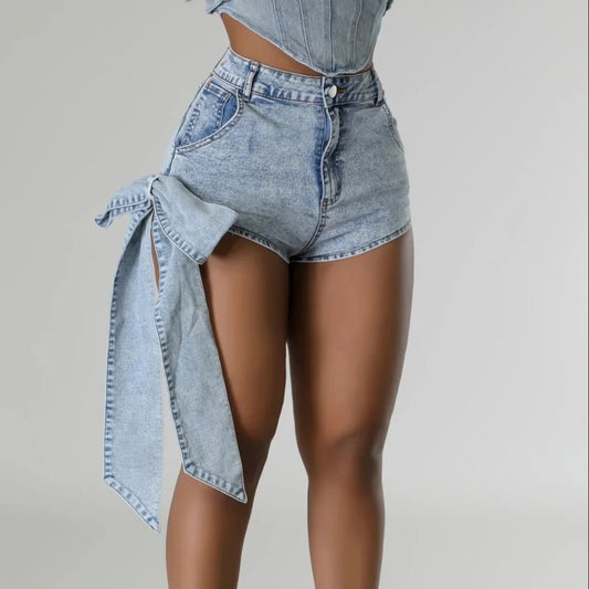 Retro Bow Tie Shorts