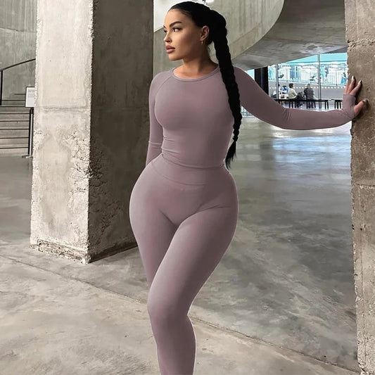 Sports Yoga 2 Piece Leggings Set