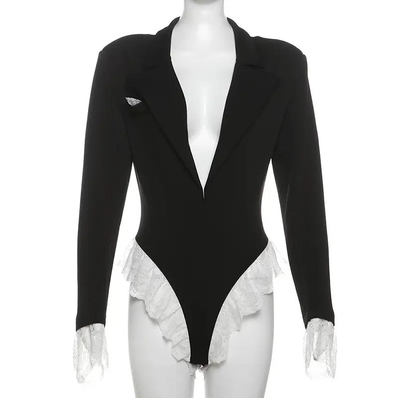 Laced Trim Bodysuit