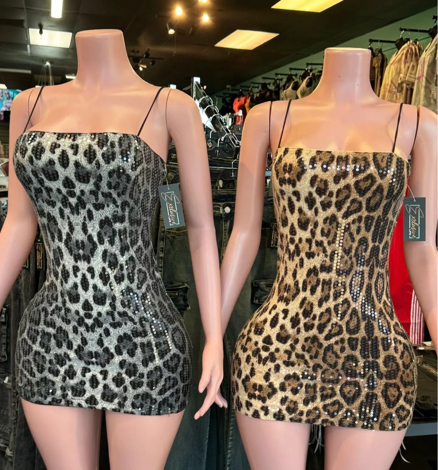 Leopard Print Tank Dress