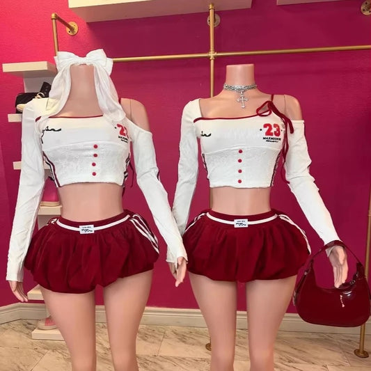 T-shirt & Bubble Skirt Set
